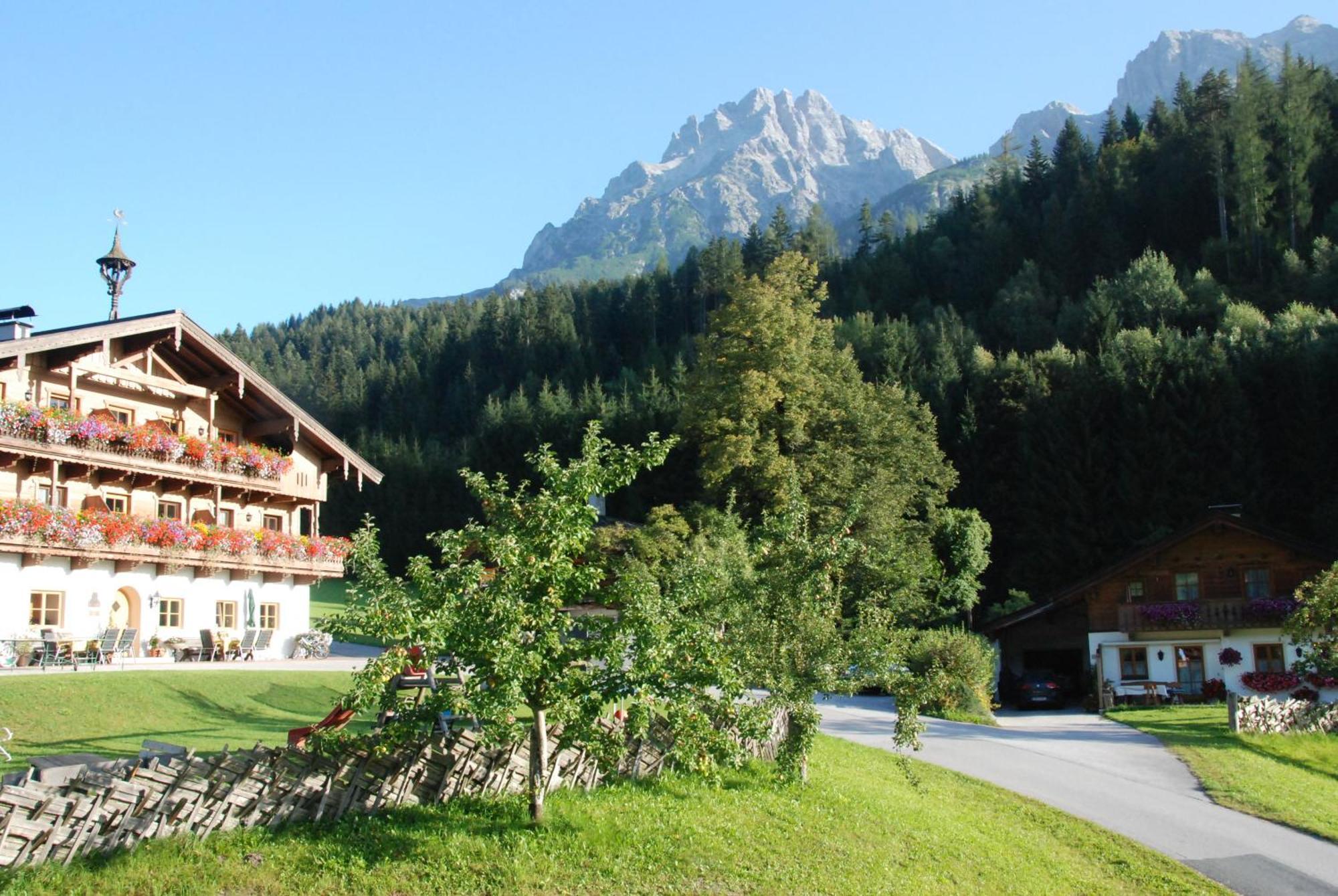Erbhof Hinterrain Villa Leogang Kültér fotó